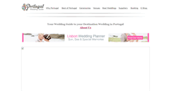 Desktop Screenshot of portugalweddingguide.com